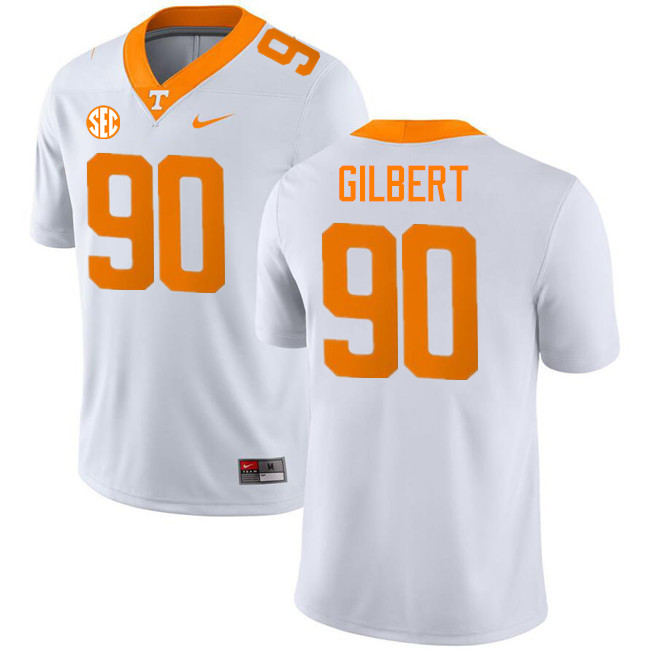 Max Gilbert Tennessee Jersey,Tennessee Volunteers #90 Max Gilbert College Jersey,Uniforms-White